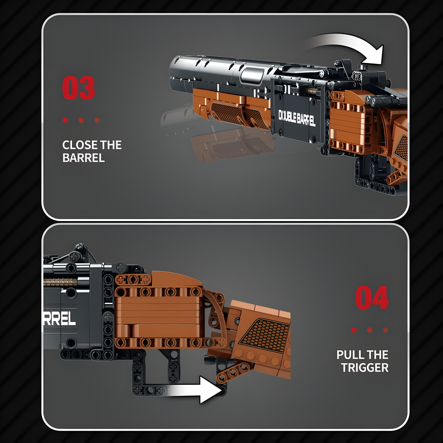 BrickStriker™ Double-barreled Shotgun