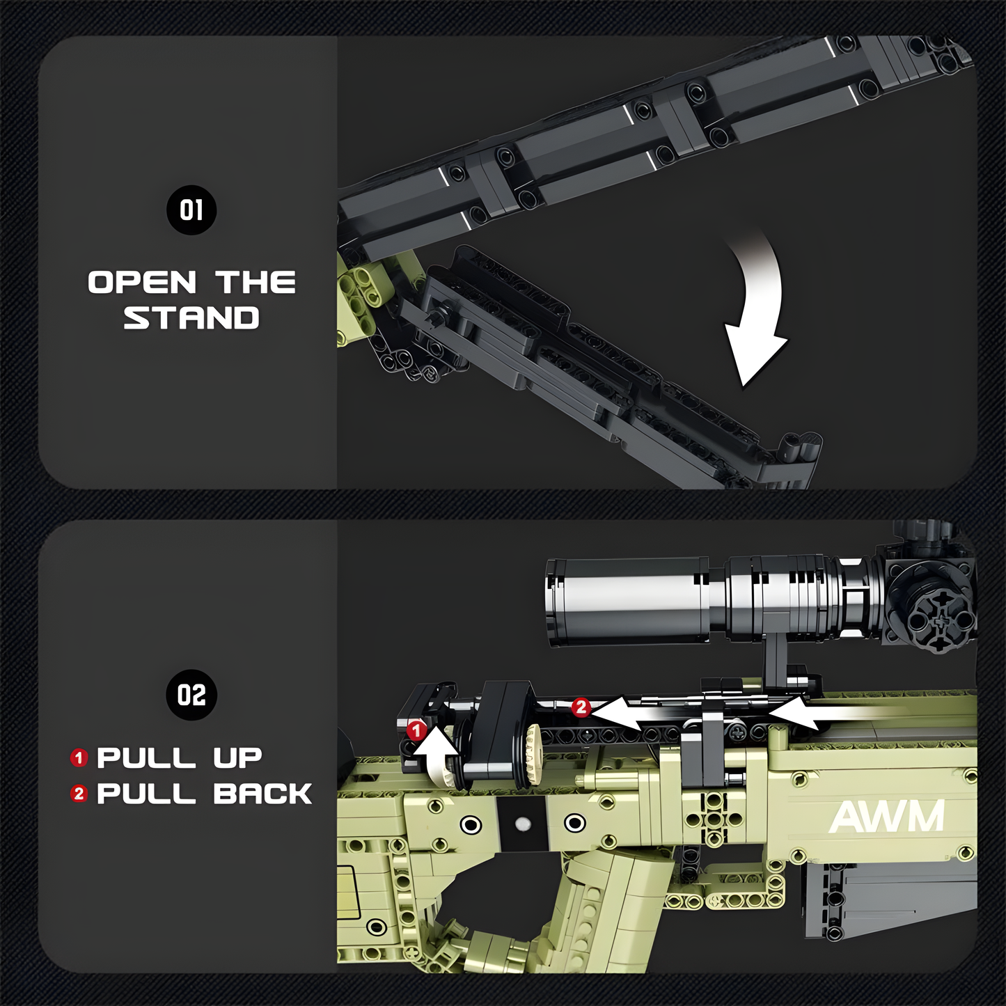 BrickStriker™ AWM Sniper Rifle