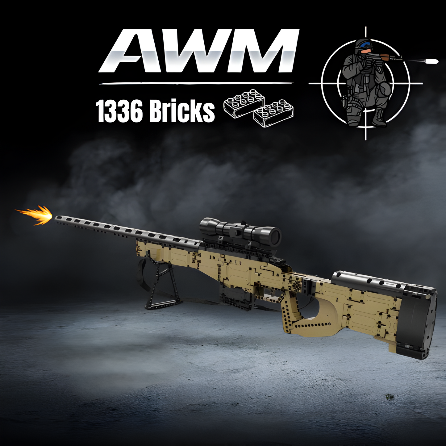 BrickStriker™ AWM Sniper Rifle